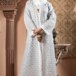 Chocolate Color Borka Design with Stone Work